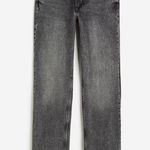 H&M Black Acid Wash Straight Leg Jeans Photo 0