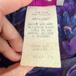 Vintage California Looks Purple Floral Brocade Boho Mini Dress Size 14 Photo 4