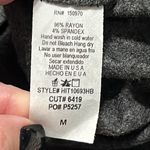 Hummingbird  size medium lightning bolt pullover gray long sleeve lightweight top Photo 7