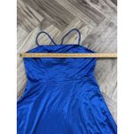 Windsor A-line dresses with long crisscross back , Color Royal Blue Size L Photo 4