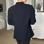 Elie Tahari Navy pinstripe blazer Photo 5