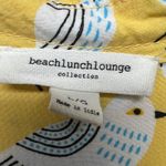 BeachLunchLounge Shirt Womens Large Novelty Bird Print Relaxed Casual Minimalist Photo 1