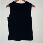 Josephine Chaus  Silk Blend Sleeveless Turtleneck Top Black Size Small Office Photo 1