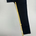 Lela Rose Viscose Wool Blend Silk Lined Straight Black Cropped Trousers Sz 4 Photo 9