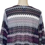 Catherines  Mesh Lace Striped Kimono Duster Cardigan Women’s Plus Size 2X 22/24W Photo 4