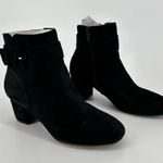 Womens White Mountain Freckly Ankle Boots Black size 7 Buckle Photo 1
