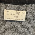 Z Supply  All Day Knit Washed Black Shirt Jacket Shacket - size Large Photo 2