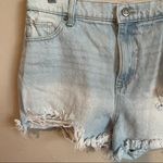 No Boundaries Nobo High Rise Distressed Denim Raw Hem Shorts Photo 3