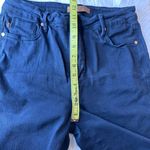 Judy Blue  Navy High Rise Tummy Control Bermuda Shorts Size XL Photo 6