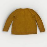 J. Crew Burnt Orange Chunky Knit Cotton V Photo 4