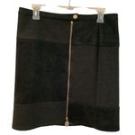 Anne Klein Black Business Skirt with Gold Full Zipper Accent WORN ONCE Size 6 Photo 5