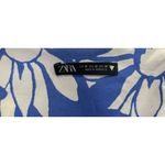 ZARA  Daisy Floral Statement Ruffle Sleeve Midi Dress Size Medium Sweetheart Neck Photo 4