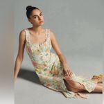 Anthropologie  Ruffled Citrus Eyelet Dress- XXS Photo 2