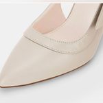 NEW Nude Pointed Toe High Heels Slingback Bowknot Formal Pumps Shoes 9 Photo 4