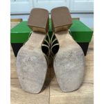 Kate Spade  Carolina Block Heel Sandal Metallic Nappa Pale Gold 6.5 Lightly Worn Photo 12