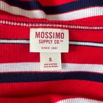 Mossimo Supply Co 4th Of July Red White & Blue Ribbed Halter Dress  Photo 6