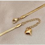 18K Gold Plated turquoise Herringbone necklace Snake Womens Jewelry Photo 8