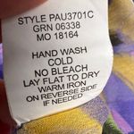 Fig and Flower Sheer Purple Floral Poet Blouse Romantic Size XL Photo 11