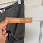 Reformation NWT  Gray shimmer sparkle mini skirt size medium Photo 2