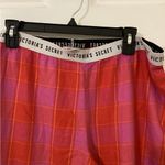 Victoria's Secret  Red and Pink Plaid Pajama Pants Photo 2