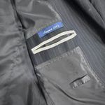 J.Crew Women's Navy Blue Pinstripe Wool Blazer Suit Jacket Size 10 Photo 6