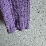 Madewell Squared Neck Textured Long Sleeve Crop Top Size M Photo 4