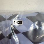 Buffbunny  M Medium Alpha Sports Bra Argyle Diamond Print Blue Gym Athletic RARE Photo 12