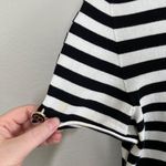 Twinset Milano Black White Knit turtleneck with logo button Small Photo 4