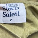 SOLEIL SOLEIL INES DRESS TULIP HAZEL SILK Green Photo 11