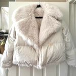 Banana Republic Reversible Faux Fur Down Jacket Photo 4