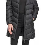 Charter Club  Packable 3/4 Length Puffer Hooded Jacket Marine L NWT Photo 0