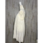 Anthropologie  Women's Medium White Slip Dress Sleeveless‎ Adjustable Straps Photo 5