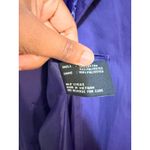 London Fog  Womens Purple Double Breasted Trench Coat Jacket Medium Photo 3