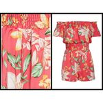 BB Dakota ๐๐ Floral Off the Shoulder Romper Photo 5