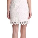 Erin Featherston Crochet Lace Mini Dress White Bridal Size 2 Photo 1