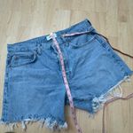 AGOLDE  Parker Long Shorts Mid Wash Cut
Off Size 29 Photo 8