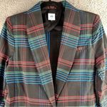 CAbi  3850 Medium Holiday Plaid Blazer Artsy Whimsigoth Witchy Cocktail Jacket Photo 6