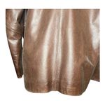 Eddie Bauer Vintage Brown  Leather Coat Photo 6