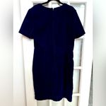 Sag Harbor  Midnight Blue Velvet Cocktail Timeless Party Dress Women’s Size 14 Photo 3
