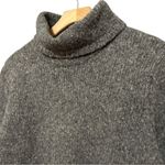 Ralph Lauren Lauren  Women’s L Grey Wool Knit Blend Relaxed Turtleneck Sweater Photo 1