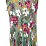 Bila Floral Print Boho Swing Dress Size XL‎ Green Photo 0