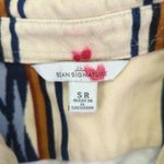 LL Bean Signature Chamois Tunic Womens Shirt Jacket Small Southwest Print Top Tan Photo 6