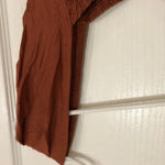 Jessica Simpson Women's Romper Puff Sleeve V-Neck Rust Size Small NWT Photo 10