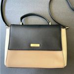Kate Spade  Paterson Court Brynlee Satchel Purse Beige Black Cream *READ* Photo 3