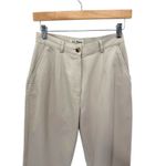 L.L.Bean Women's Size 4 Regular Khaki Straight Leg Cotton Pants Original Fit Photo 1
