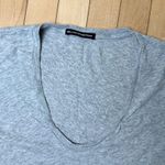 Brandy Melville Deep V Neck Cropped T SHirt Top One Size Photo 2