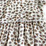 Listicle Boutique Animal Print Button Shirt Dress Lined Neutral Size Small Photo 7