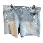 Sofia Vergara Distressed Bermuda Jean/Denim Shorts. Photo 5