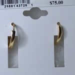 Giani Bernini NWT 18k Gold Over Sterling Silver Magenta Rose CZ Earrings Photo 2