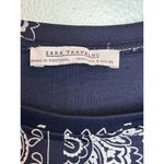 ZARA Tunic Dress Navy White Boho Oversized Size Small Patchwork Bohemian Photo 1
